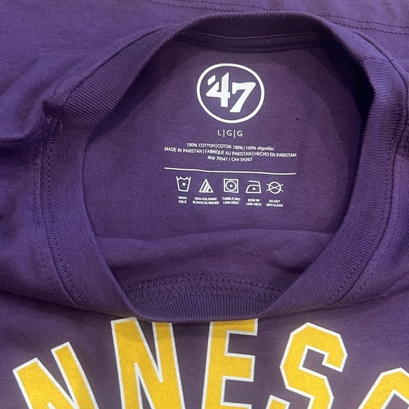 New with tags | Men’s | Large Minnesota Vikings T-Shirt - Picture 3 of 4